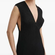 Платье миди PhilanaGZ с V-образным вырезом