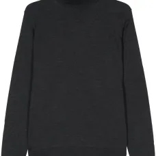 Джемпер из шерсти мериноса с высоким воротником