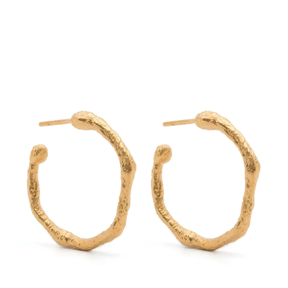 Скульптурные серьги-кольца