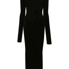 Платье в рубчик