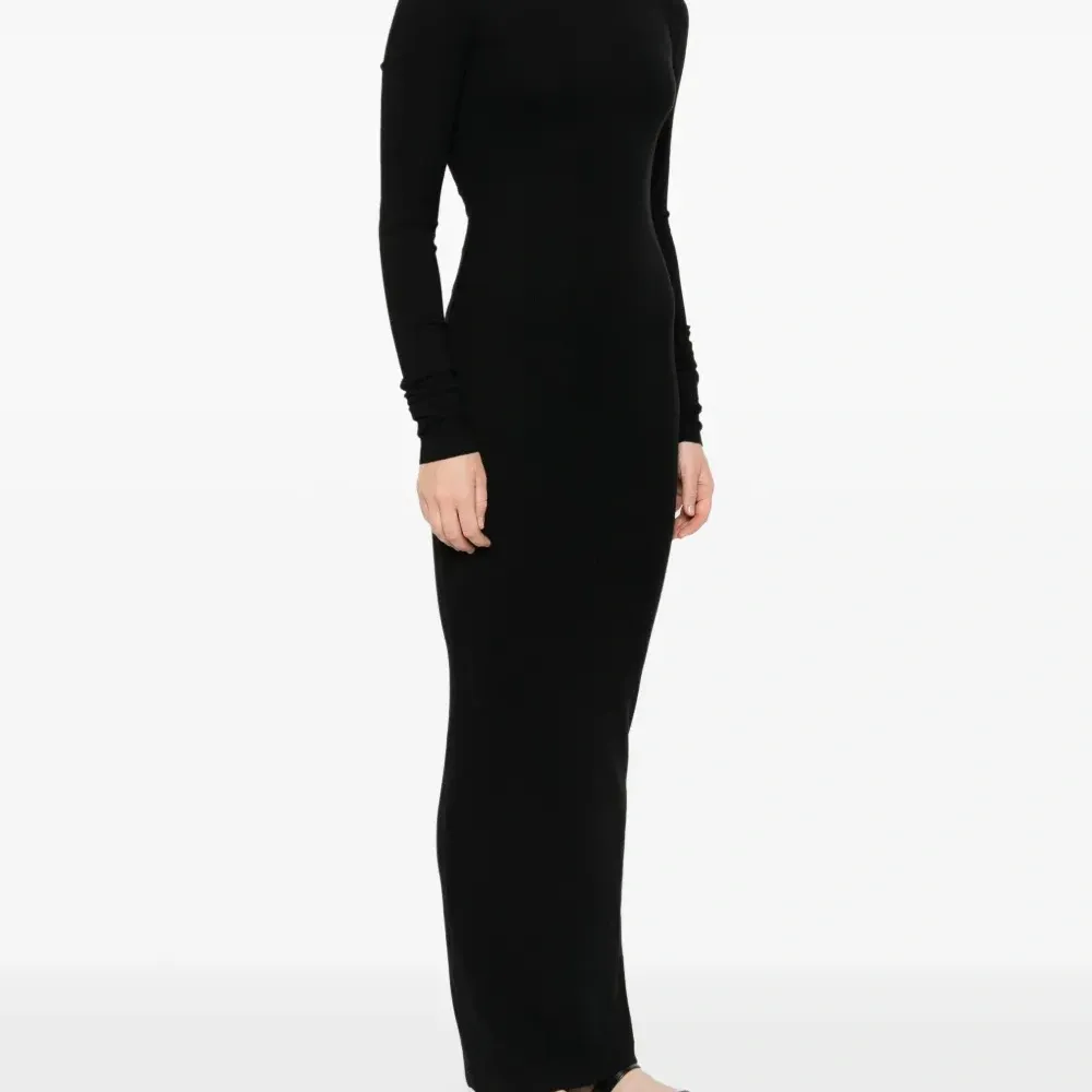 Платье в рубчик