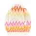 Шапка бини с узором зигзаг Шапка бини с узором зигзаг