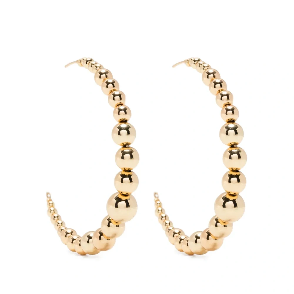 Большие серьги-кольца