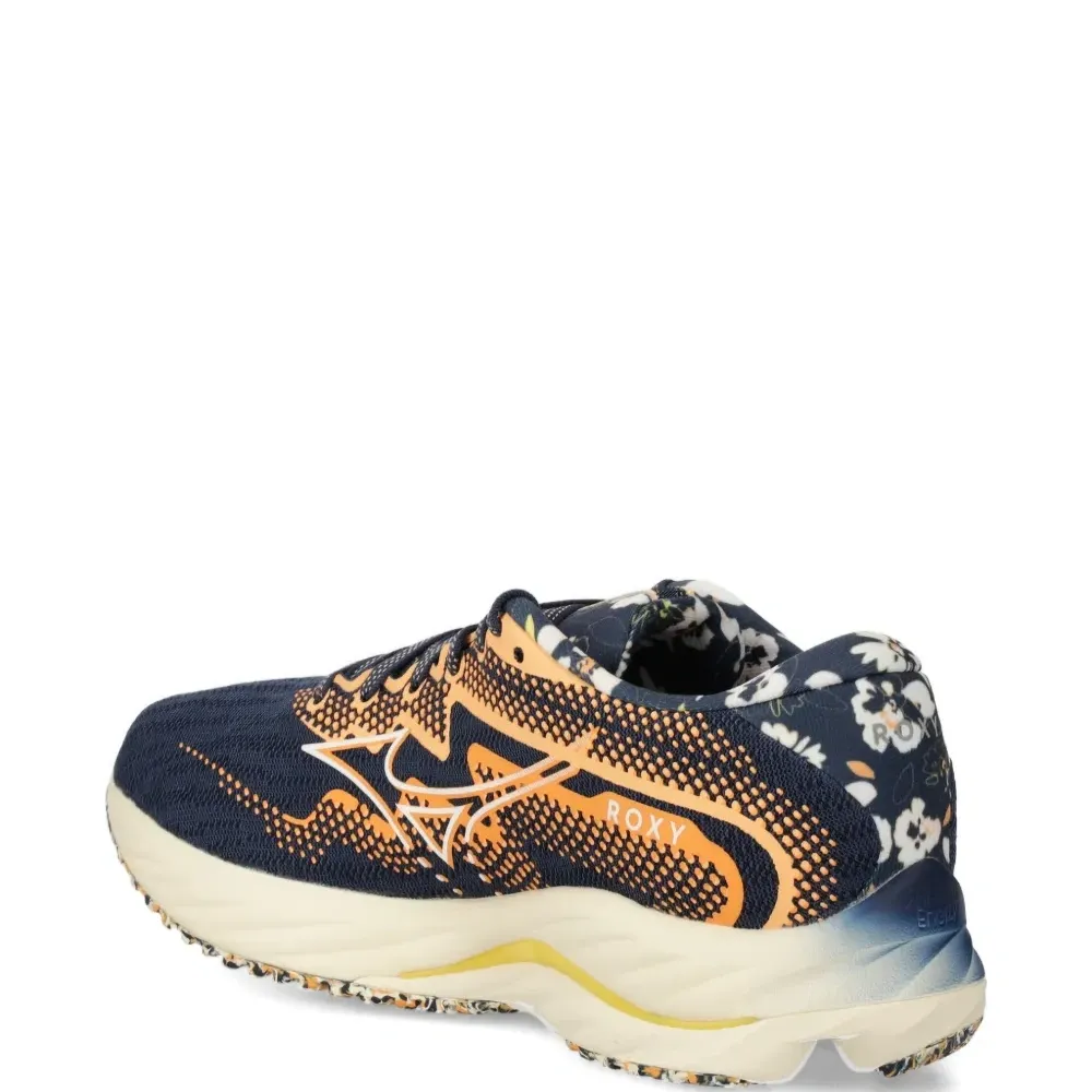 Кроссовки Mizuno Wave Rider 27 X Roxy с цветочным принтом