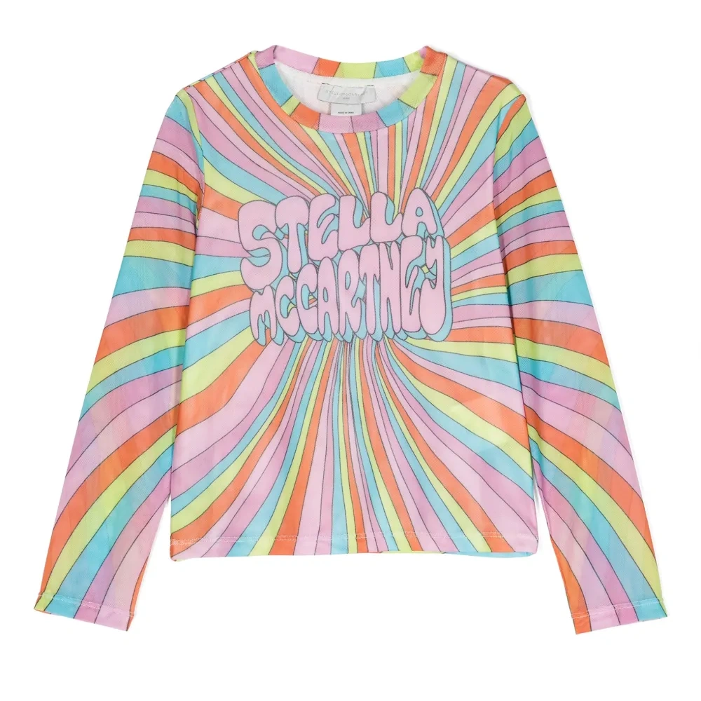 Сетчатая футболка с графичным принтом