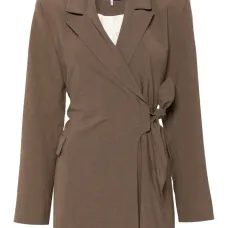 Блейзер с запахом и поясом