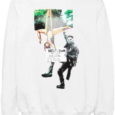 толстовка с графичным принтом