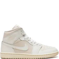 Кроссовки Air Jordan 1 White/Light Tan Кроссовки Air Jordan 1 White/Light Tan