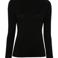 Топ с высоким воротником