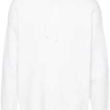 Трикотажное худи с вышитым логотипом