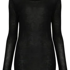 Топ в рубчик с длинными рукавами Топ в рубчик с длинными рукавами