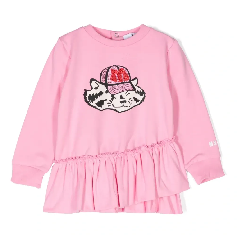 Платье с логотипом