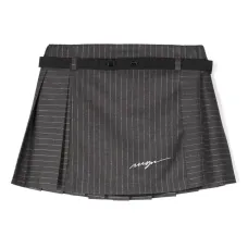 Юбка мини в тонкую полоску Юбка мини в тонкую полоску