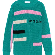 Свитер в стиле колор-блок