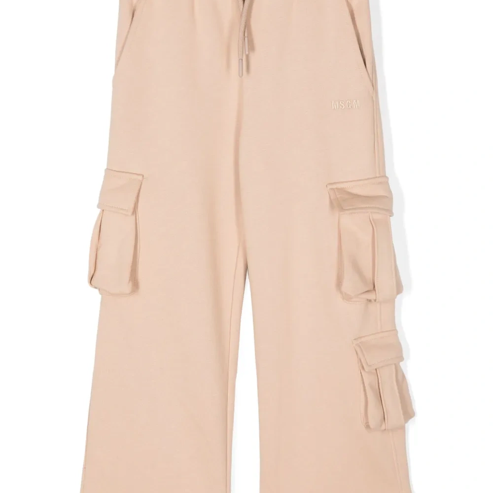 Спортивные брюки с вышитым логотипом