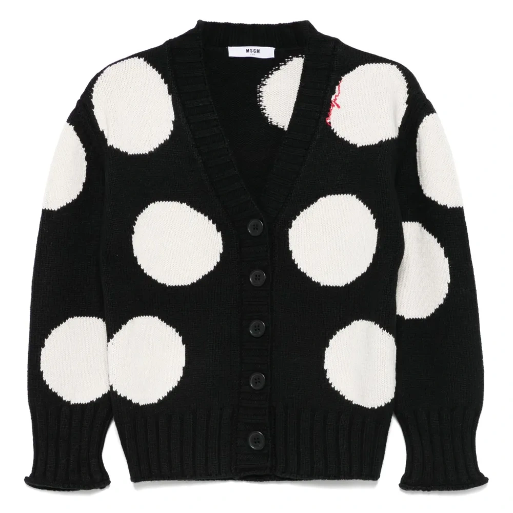 Кардиган в горох