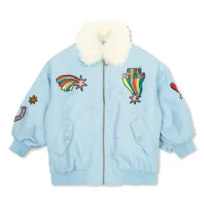 Бомбер с аппликацией