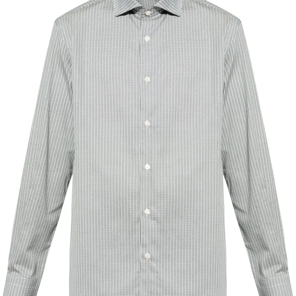 Рубашка с геометричным принтом