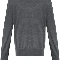 Джемпер с вышитым логотипом