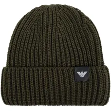 Шапка бини с нашивкой-логотипом