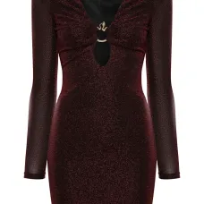 Декорированное платье мини