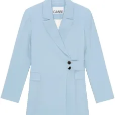 Твиловый пиджак с поясом