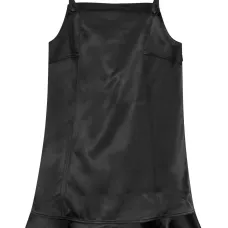 Атласное платье мини