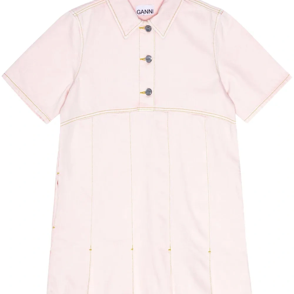 джинсовое платье мини со складками джинсовое платье мини со складками