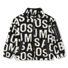 Кардиган с жаккардовым логотипом