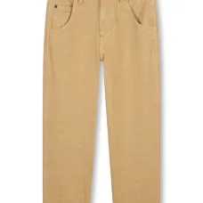 Брюки с нашивкой-логотипом