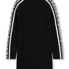 Трикотажное платье с вышитым логотипом