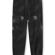 Брюки с эффектом потертости