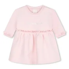 Платье с длинными рукавами и логотипом