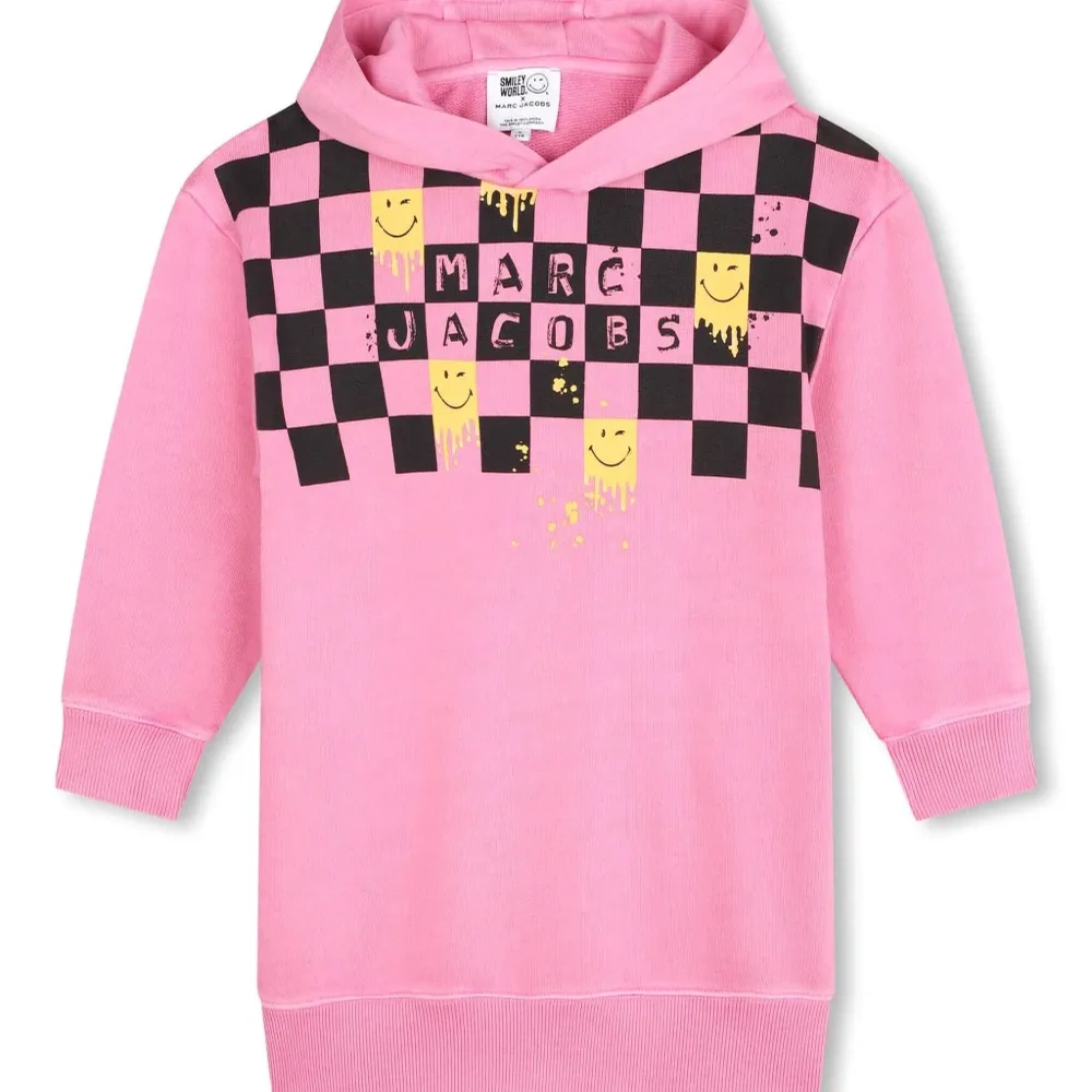 Платье-худи в клетку