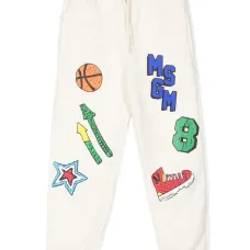 Зауженные брюки с логотипом