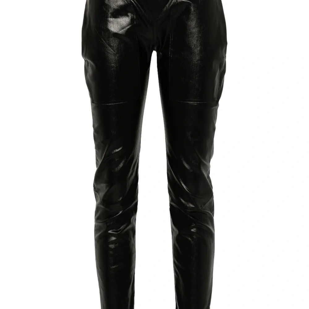 Легинсы с контрастной отделкой