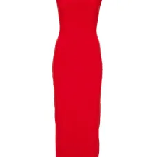 Платье миди с открытой спиной