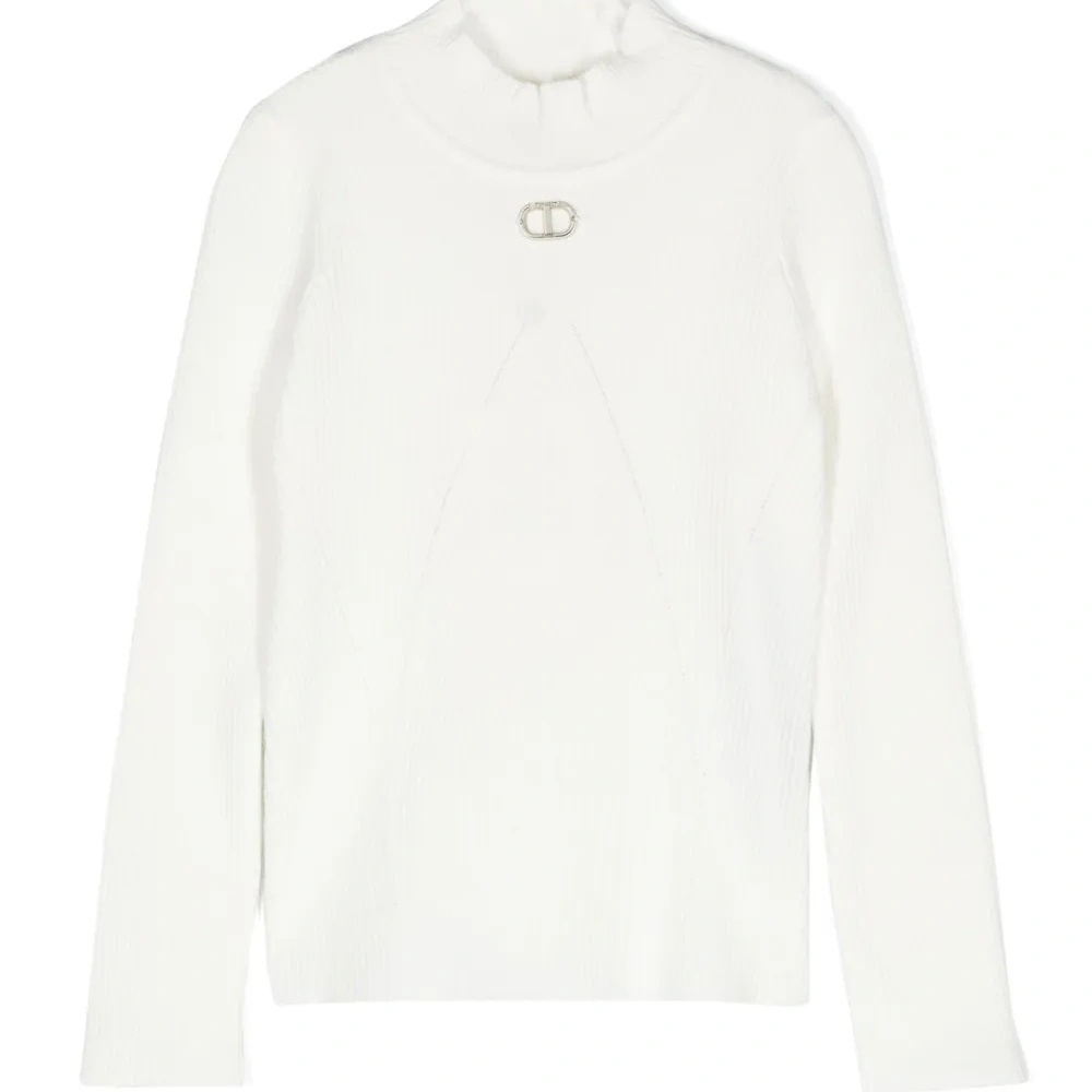 Футболка в рубчик с логотипом