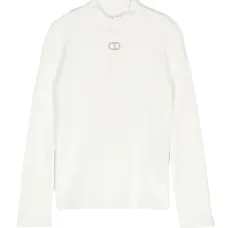 Футболка в рубчик с логотипом