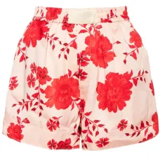 Шорты с цветочным принтом