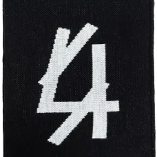 шарф с жаккардовым логотипом