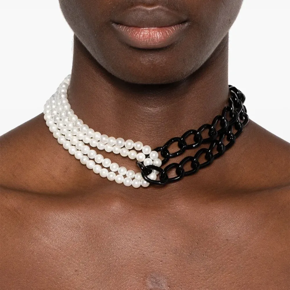 Многослойное колье из коллаборации с Shir Fine Jewelry