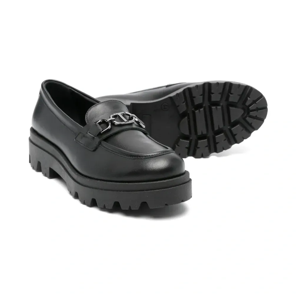 Лоферы с логотипом