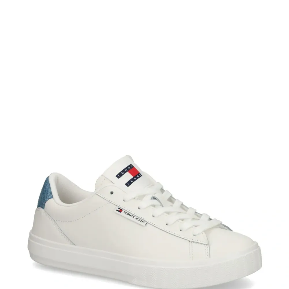 Кроссовки с отделкой из денима Кроссовки с отделкой из денима