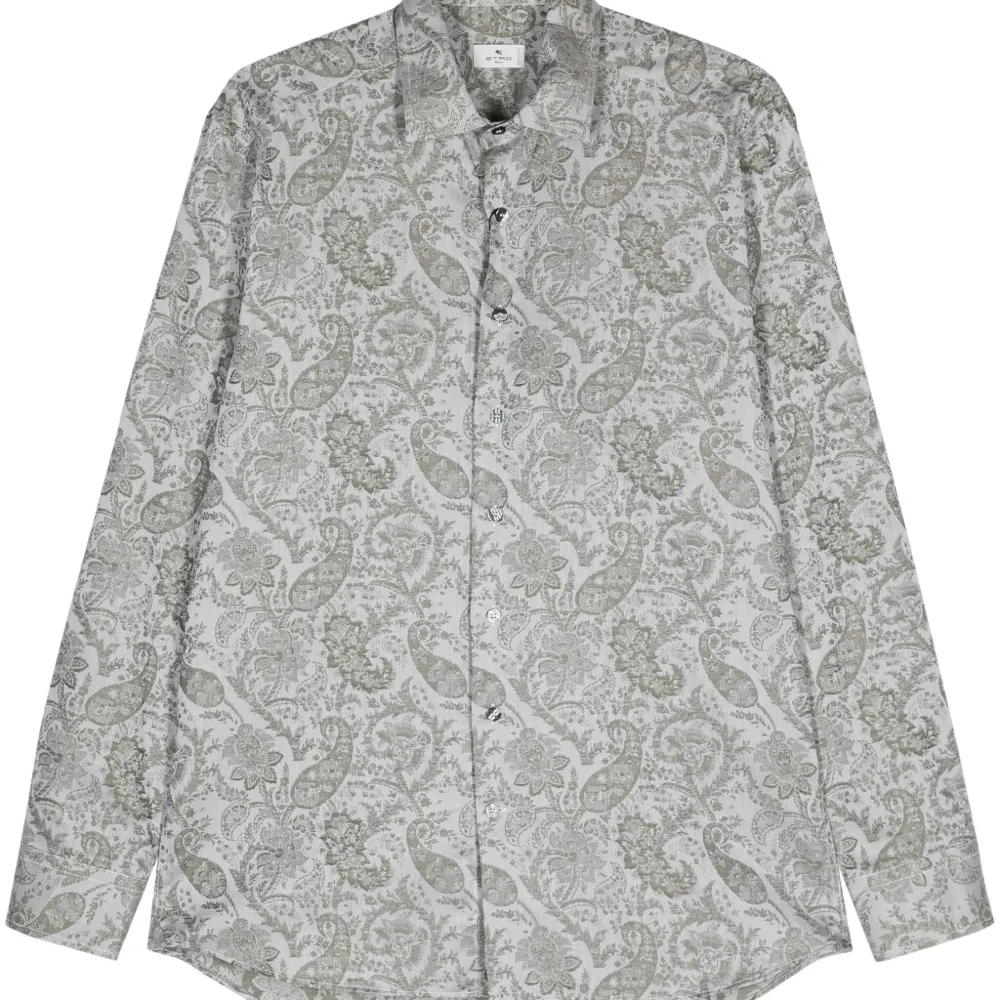 Рубашка с узором пейсли