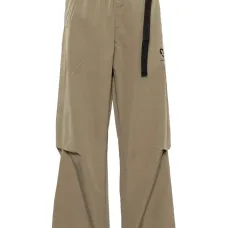 Брюки карго прямого кроя с поясом