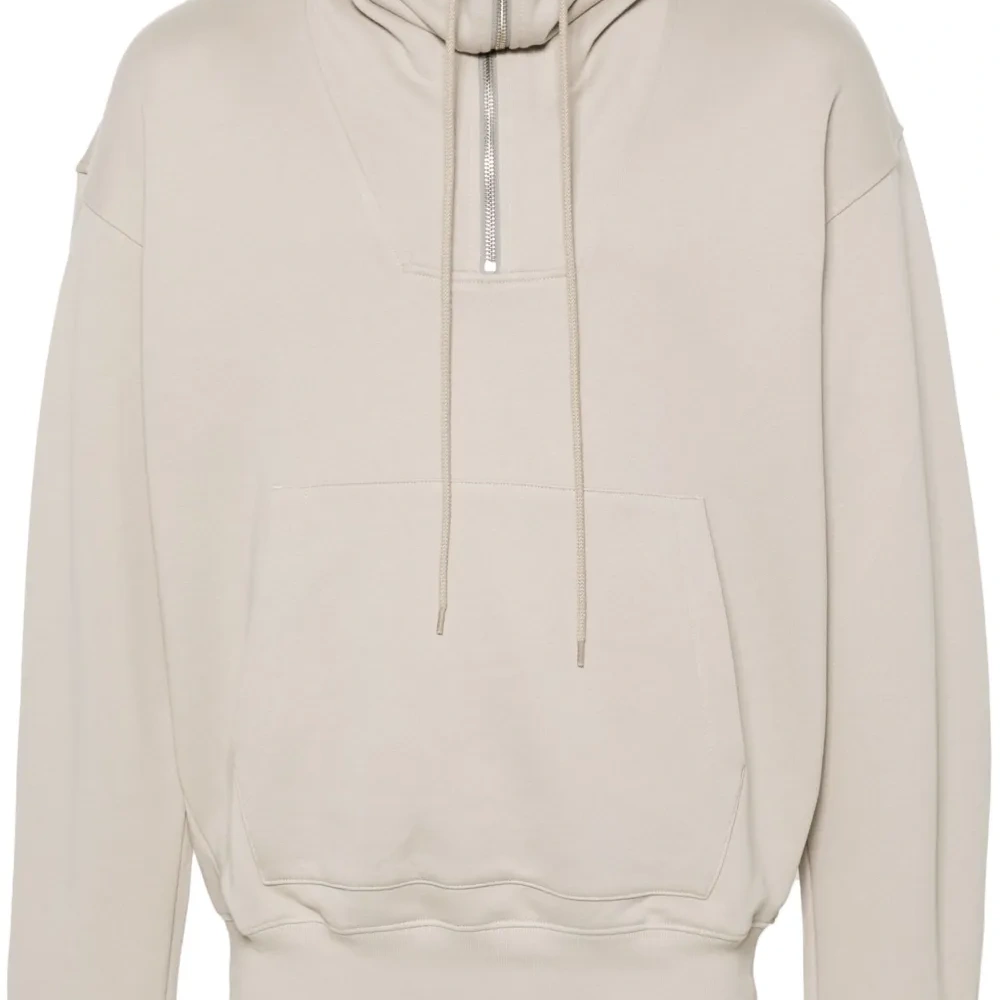 Толстовка с воротником-воронкой