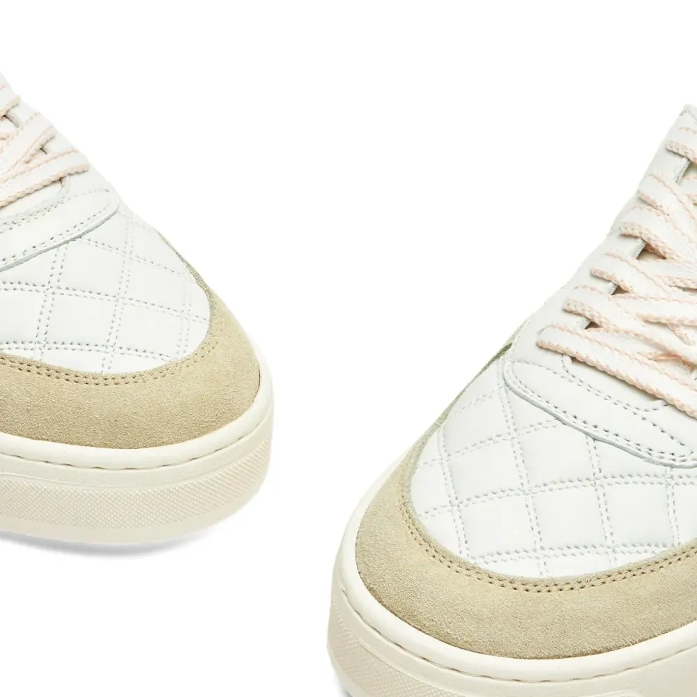 Стеганые кроссовки на платформе