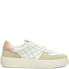 Стеганые кроссовки на платформе