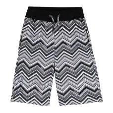 Шорты-бермуды с узором шеврон Шорты-бермуды с узором шеврон